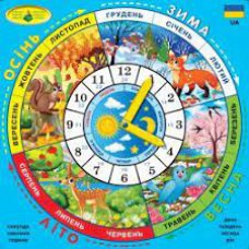 Гра "Вивчаємо час" українською