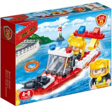  [7119] Конструктор "Пожежники" (62 елм.) Пожежний човен / Banbao