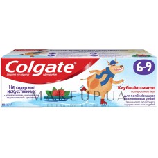 Дитяча зубна паста Colgate з фтором Полуниця-м'ята від 6 до 9 років 60 г