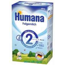 Молочная смесь Humana (Хумана) 2 600г 