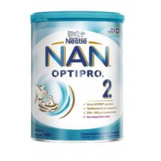 Молочная смесь NESTLE NAN 2 OPTIPRO с 6 месяцев 800г 